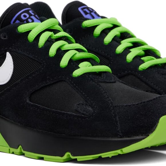Nike Air Max 180 QS Black/White-Action Green "Joker" Beetlejuice Mens Size 10 - Picture 12 of 13
